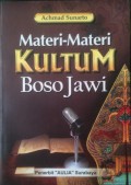 Materi-materi kultum Boso Jawi